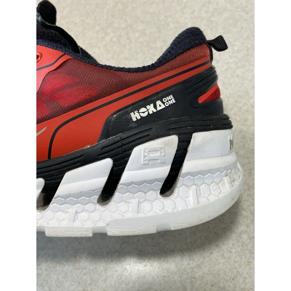 Hoka One One M Conquest Red Running Shoes Men’s Size 8.5 30108-025 - Picture 8 of 11